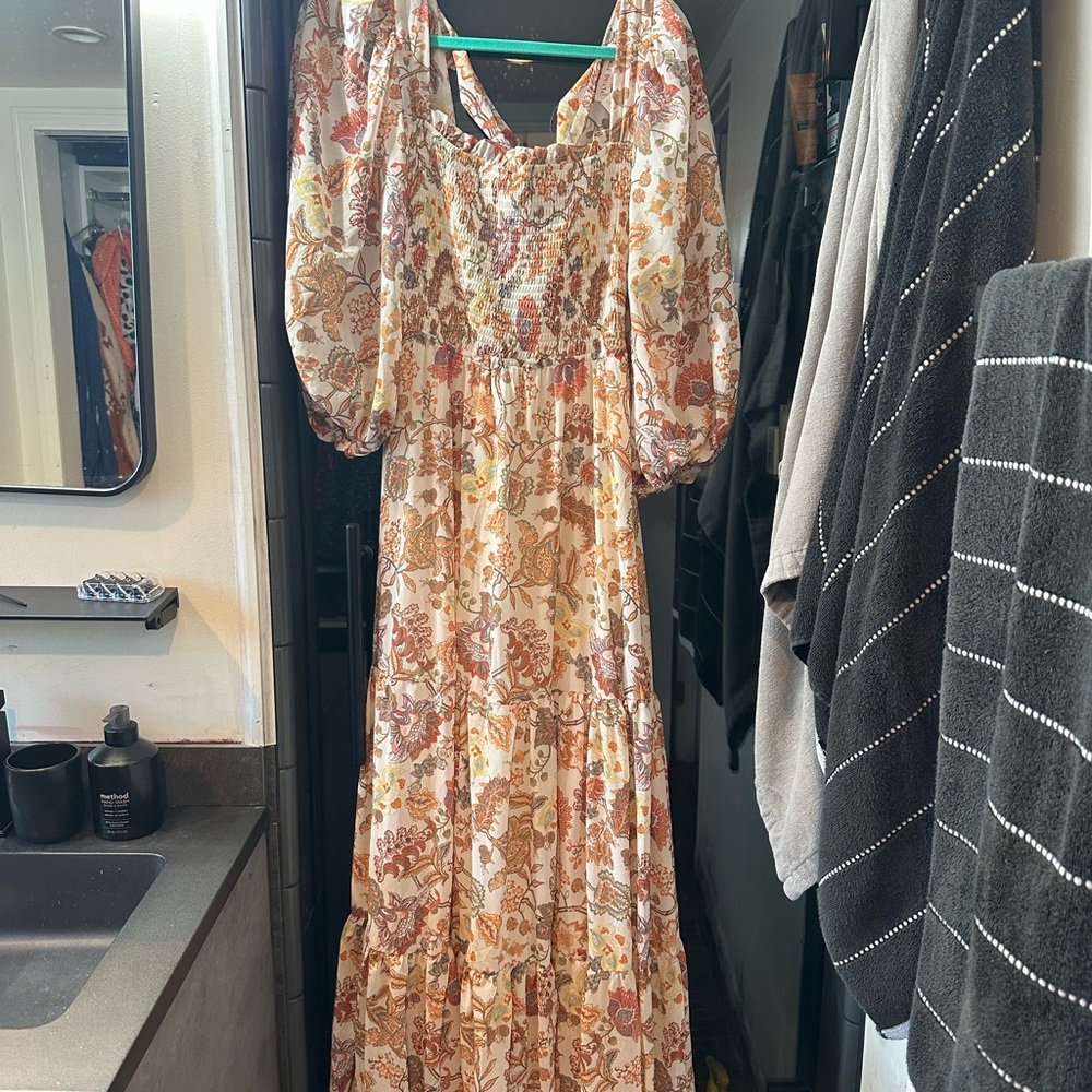 Flowery and flowy dress!